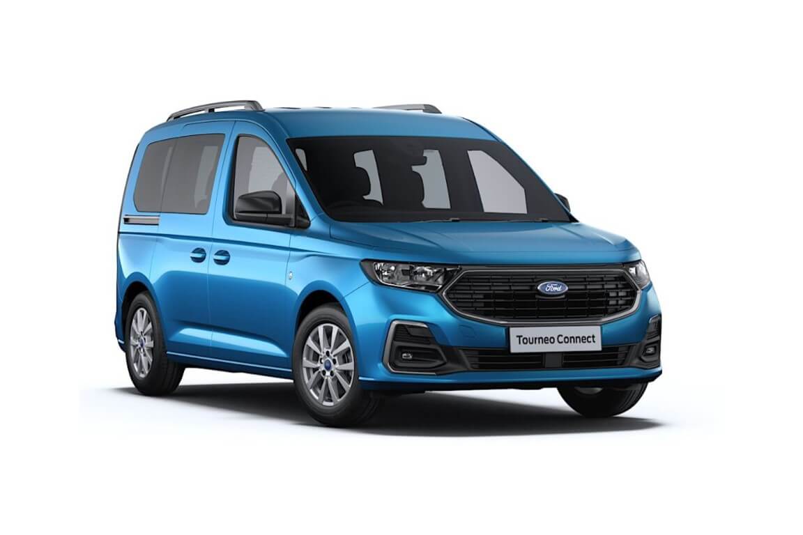 Alfred Bekker Ford Tourneo Connect Grand wheelchair accessible vehicle in boundless blue