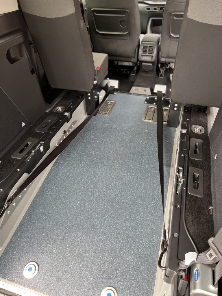 Ford Tourneo Connect Grand XL with 2 slim seats - view inside the WAV